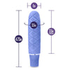 Luxe Cozi Mini Periwinkle - The Ultimate Sensual Silicone Pleasure Delight for All Genders - Model LCM-01 - Intimate Pleasure Toy for Exquisite Stimulation - Adult Naughty Store