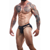 Cut4Men Dungeon Jockstrap - Model D4L-BLK - Men's Sports Jockstrap for Enhanced Support and Confidence - Black - Adult Naughty Store