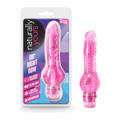 Naturally Yours Mr. Right Now Pink G-Spot Vibrator - Model NYP-1234 - Women's Intimate Pleasure - Seductive Pink