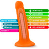 Sensa Feel Neo Dual Density Cock Neon 6 Inch Orange: The Ultimate Pleasure Experience for All Genders, Designed for Unforgettable Sensations