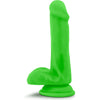 Neo Dual Density Cock With Balls 6 Inch Neon Green - Realistic Pleasure Enhancer for Intimate Adventures - Adult Naughty Store