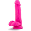 Au Naturel Bold Delight 6in Pink Dildo - Sensually Satisfying Pleasure for Her - Model BLD-6-PNK - Adult Naughty Store