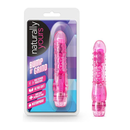 Naturally Yours Sensual Pleasure Essentials: Bump n Grind Pink Flexi Shaft Vibrator for Her