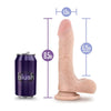 Au Naturel Mr Perfect Sensa Feel Dual Density Dildo - Model AP-69 - For Unparalleled Pleasure and Exploration - Male - Anal Stimulation - Deep Mocha - Adult Naughty Store