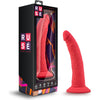 Ruse Jimmy Cerise Silicone Realistic Dildo - Model RJD-7 - Pleasure for All Genders, Intense G-spot and Prostate Stimulation - Sensual Scarlet Seduction - Adult Naughty Store