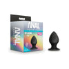 Introducing the Luxe Pleasure Collection: Platinum Silicone Anal Stout Plug Medium - Model X1 - Unisex - Exhilarating Anal Sensation - Midnight Black - Adult Naughty Store