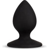 Introducing the Sensual Pleasures Temptasia Slut Plug Black - Model TSP-001: An Exquisite Silicone Anal Pleasure for All Genders - Adult Naughty Store