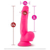 Ruse Shimmy RS-6 Hot Pink G-Spot Pleasure Dildo - Adult Naughty Store