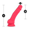 Ruse Hypnotize Cerise Dildo - Model RHD-7501 - G-Spot Stimulation - All Genders - Captivating Cherry Hue - Adult Naughty Store