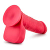 Ruse Big Poppa Cerise Dildo: The Ultimate Pleasure Experience for All Genders in Sensational Satin Smooth Cerise - Adult Naughty Store