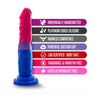 Avant Pride P8 Silicone Dildo - Sensual Pleasure for All Genders in Sultry Midnight Black