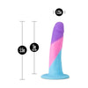 Avant D15 Vision of Love - Petite Silicone Anal Plug for Sensual Pleasure - Midnight Blue - Adult Naughty Store