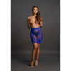 Lovehoney Seductress High-Waist Fishnet Skirt Blue O/S Lingerie for Intimate Adventures