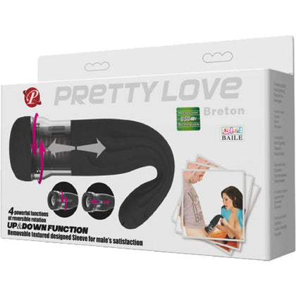 Introducing the Luxe Pleasure Rechargeable Breton Masturbator - Your Ultimate Delight for Sensational Pleasure! - Adult Naughty Store