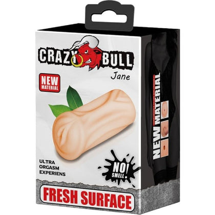 Introducing the SensaFlesh Jane Masturbator - Compact Realistic Pocket Pussy for Men - Model JN-200 - Pleasure Enhancer in Flesh - Adult Naughty Store