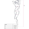 Lustful Desires Bodystocking BS050 Black - Sensual Full Body Open Crotch Lingerie for Women