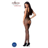 Introducing the Ravishing Red Lustful Desires Bodystocking BS071: Seductive Open Crotch and Rear Fine Mesh Bodystocking for Unforgettable Pleasure - Adult Naughty Store