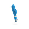 Bwild Deluxe Bunny Blue Lagoon: Silicone Rabbit Massager for Her - Model BWDLX-BL-001 - Blue