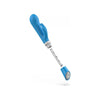 Bwild Deluxe Bunny Blue Lagoon: Silicone Rabbit Massager for Her - Model BWDLX-BL-001 - Blue - Adult Naughty Store