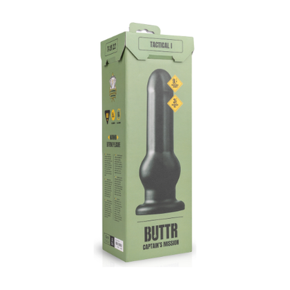 Introducing the Sensual Pleasures Tactical I Dildo - Model T1, the Ultimate Pleasure Weapon for Advanced Users - Exquisite Pleasure for All Genders, Designed for Intense Stimulation and Available in Sultry Midnight Black