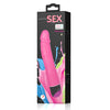 LuxureX PleasureX Deluxe Dildo Vibrator Model 2000 - Female G-Spot Stimulation in Pink - Adult Naughty Store