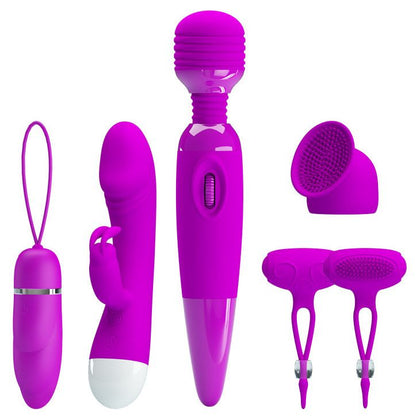 Introducing the Luxurious Purple Desire Collection - 5-Piece Pleasure Set for Alluring Stimulation and Unforgettable Nights of Play - Adult Naughty Store