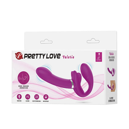 Experience Boundless Pleasure with Pretty Love Model X123 Wireless Remote Control Strapless Strap-On in Elegant Pink - Unleash Intimate Bliss for Couples