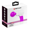 Pretty Love Rechargeable Magic Gun Massager PL-7: Powerful Clitoral Stimulator for Women - Purple & White