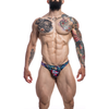 Cut For Men Tattoo Classic Thong Small - The Ultimate Body-Defining Intimate Apparel for Men - Model CTM-001 - Enhance Your Sensual Experience with Unparalleled Comfort and Style - Intense Co - Adult Naughty Store