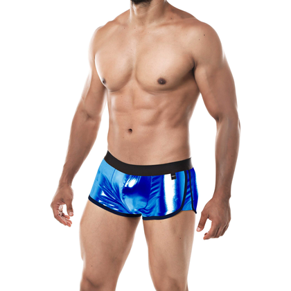 CUT Men's Athletic Trunk Blue Large - Ultimate Performance Comfort and Style - Adult Naughty Store