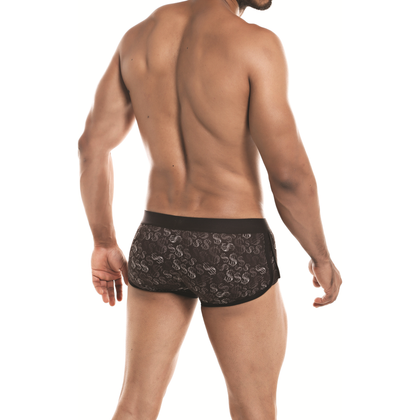 Dollar Men's Athletic Trunk Medium - Model DMT-001 - Male Pleasure Underwear in Black - Adult Naughty Store