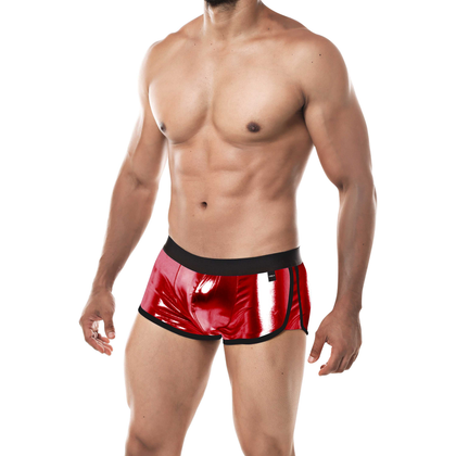 CUT Men's Athletic Trunk - Model CT-101 - Red - Large - Adult Naughty Store