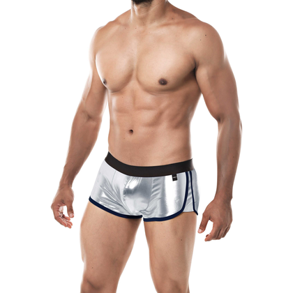 CUT for Men Athletic Trunk Silver Large - Premium Men's Performance Underwear for Active Comfort and Support - Adult Naughty Store