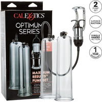 Calextics Optimum Series Maximum Results Penis Pump Set - Powerful Girth and Length Enhancement for Men - Model XYZ123 - Intense Pleasure for Intimate Moments - Black - Adult Naughty Store