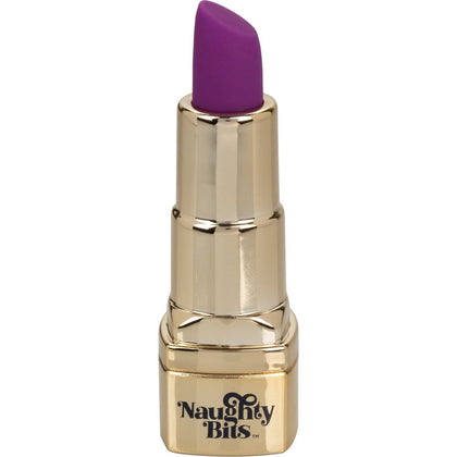 Calexotics Naughty Bits: Bad Bitch Lipstick Vibrator - Powerful 10-Function Gold Lipstick Design for Intense Pleasure and Stimulation