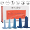 Calextics They-ology 5-Piece Wearable Anal Training Dilator Set - Gradual Sphincter Dilation for Safe and Comfortable Anal Play - Unisex - Pleasure Enhancer - Various Colors - Adult Naughty Store