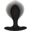 Calextics Weighted Silicone Inflatable Butt Plug - Model WSBP-1001 - Unisex Anal Pleasure - Black