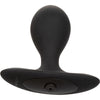 Calextics Weighted Silicone Inflatable Butt Plug - Model WSBP-1001 - Unisex Anal Pleasure - Black