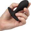 Calextics Weighted Silicone Inflatable Butt Plug - Model WSBP-1001 - Unisex Anal Pleasure - Black