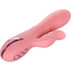CalExtics Rabbit California Dreaming Pasadena Player Vibrator - Intense Pleasure for Her, G-Spot Stimulation, 10 Vibration Functions, 3 Rotation Speeds, Tongue-Like Teaser, Luxurious Silicone, Beautiful Pink
