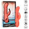 CalExtics Rabbit California Dreaming Orange County Cutie Vibrator - Multi-Function G-Spot Stimulation Toy for Women - Model CDR-OC-001 - Orange