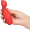 Calexotics Red Hot Ignite Clitoral G-Spot Vibrator - Intense Pleasure for Women - Compact Size, 10 Vibration Functions, Sensual Scoop Tip - Seductive Red
