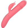 Calextics Shameless Tease Rabbit Clitoral G-Spot Vibrator - Model ST-850, Female Pleasure Toy, Dual Stimulation, 7 Functions, 4 Thrusting Actions, Intense Pleasure, Pink