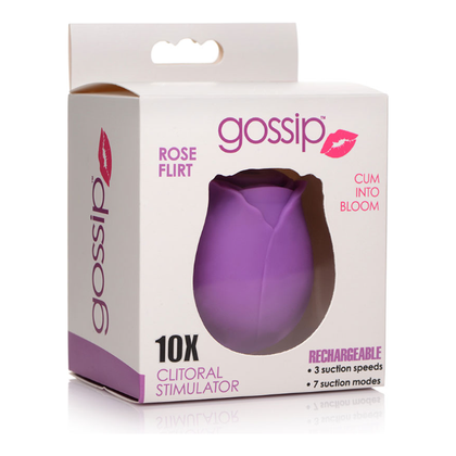 Introducing the Gossip Cum Into Bloom Clitoral Vibrator - Rose Flirt: The Ultimate Pleasure Experience for Women