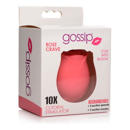 Gossip Cum Into Bloom Clitoral Vibrator - Rose Crave