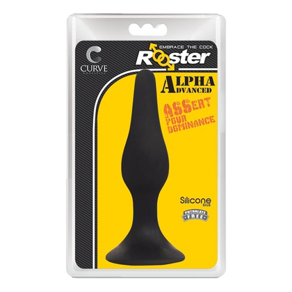 Rooster Alpha Advanced - Black: The Ultimate Silicone Anal Plug for Intense Pleasure and Exploration - Adult Naughty Store