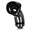 Luxuria The Curve Black Cock Cage - Model X1 - Male Chastity Device for Endowed Pleasure - Adult Naughty Store