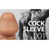 SensaFlex™ Cock Sleeve 1 - Large: The Ultimate Men's Pleasure Enhancer for Intense Stimulation - Deep Black