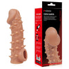 Introducing the SensualSkin Midnight Black Cock Sleeve 5 - Medium: The Ultimate Pleasure Enhancer for Men - Experience Unparalleled Stimulation in a Sultry Midnight Black!
