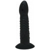 Luxurious Harmony HAR050 Silicone Strap-On Harness with Screw-In Dong - G-String or Jock Strap Style - Female/Male Pleasure - Black - Adult Naughty Store